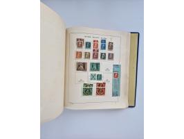 1850/1960(ca.), interessante ungebrauchte/postfrische und gestempelte Partie mit einigen Briefen, dabei Schaubek-Album ab Alt