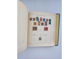 1850/1960(ca.), interessante ungebrauchte/postfrische und gestempelte Partie mit einigen Briefen, dabei Schaubek-Album ab Alt