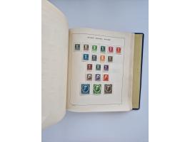 1850/1960(ca.), interessante ungebrauchte/postfrische und gestempelte Partie mit einigen Briefen, dabei Schaubek-Album ab Alt