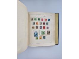 1850/1960(ca.), interessante ungebrauchte/postfrische und gestempelte Partie mit einigen Briefen, dabei Schaubek-Album ab Alt