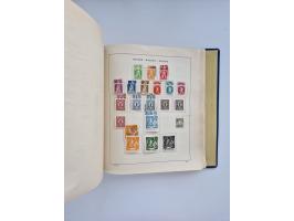 1850/1960(ca.), interessante ungebrauchte/postfrische und gestempelte Partie mit einigen Briefen, dabei Schaubek-Album ab Alt