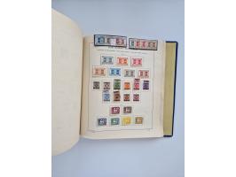 1850/1960(ca.), interessante ungebrauchte/postfrische und gestempelte Partie mit einigen Briefen, dabei Schaubek-Album ab Alt