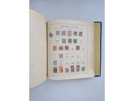 1850/1960(ca.), interessante ungebrauchte/postfrische und gestempelte Partie mit einigen Briefen, dabei Schaubek-Album ab Alt