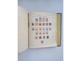 1850/1960(ca.), interessante ungebrauchte/postfrische und gestempelte Partie mit einigen Briefen, dabei Schaubek-Album ab Alt