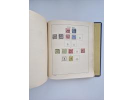 1850/1960(ca.), interessante ungebrauchte/postfrische und gestempelte Partie mit einigen Briefen, dabei Schaubek-Album ab Alt