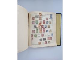 1850/1960(ca.), interessante ungebrauchte/postfrische und gestempelte Partie mit einigen Briefen, dabei Schaubek-Album ab Alt