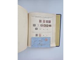 1850/1960(ca.), interessante ungebrauchte/postfrische und gestempelte Partie mit einigen Briefen, dabei Schaubek-Album ab Alt