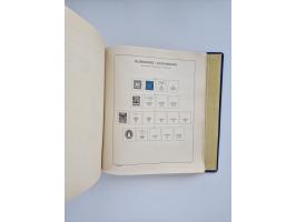 1850/1960(ca.), interessante ungebrauchte/postfrische und gestempelte Partie mit einigen Briefen, dabei Schaubek-Album ab Alt