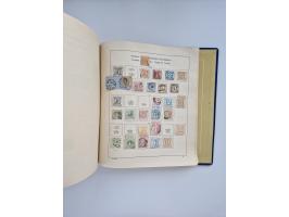 1850/1960(ca.), interessante ungebrauchte/postfrische und gestempelte Partie mit einigen Briefen, dabei Schaubek-Album ab Alt