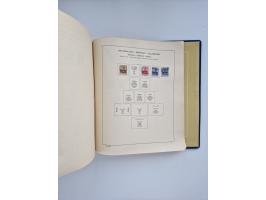 1850/1960(ca.), interessante ungebrauchte/postfrische und gestempelte Partie mit einigen Briefen, dabei Schaubek-Album ab Alt