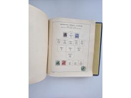 1850/1960(ca.), interessante ungebrauchte/postfrische und gestempelte Partie mit einigen Briefen, dabei Schaubek-Album ab Alt