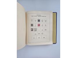 1850/1960(ca.), interessante ungebrauchte/postfrische und gestempelte Partie mit einigen Briefen, dabei Schaubek-Album ab Alt