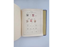 1850/1960(ca.), interessante ungebrauchte/postfrische und gestempelte Partie mit einigen Briefen, dabei Schaubek-Album ab Alt