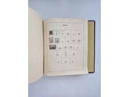 1850/1960(ca.), interessante ungebrauchte/postfrische und gestempelte Partie mit einigen Briefen, dabei Schaubek-Album ab Alt