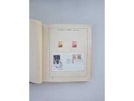 1850/1960(ca.), interessante ungebrauchte/postfrische und gestempelte Partie mit einigen Briefen, dabei Schaubek-Album ab Alt