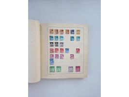 1850/1960(ca.), interessante ungebrauchte/postfrische und gestempelte Partie mit einigen Briefen, dabei Schaubek-Album ab Alt