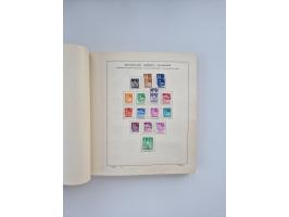 1850/1960(ca.), interessante ungebrauchte/postfrische und gestempelte Partie mit einigen Briefen, dabei Schaubek-Album ab Alt