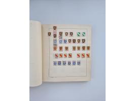 1850/1960(ca.), interessante ungebrauchte/postfrische und gestempelte Partie mit einigen Briefen, dabei Schaubek-Album ab Alt