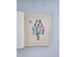 1850/1960(ca.), interessante ungebrauchte/postfrische und gestempelte Partie mit einigen Briefen, dabei Schaubek-Album ab Alt