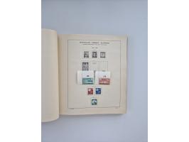 1850/1960(ca.), interessante ungebrauchte/postfrische und gestempelte Partie mit einigen Briefen, dabei Schaubek-Album ab Alt