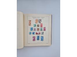 1850/1960(ca.), interessante ungebrauchte/postfrische und gestempelte Partie mit einigen Briefen, dabei Schaubek-Album ab Alt