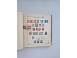 1850/1960(ca.), interessante ungebrauchte/postfrische und gestempelte Partie mit einigen Briefen, dabei Schaubek-Album ab Alt