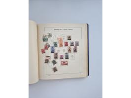 1850/1960(ca.), interessante ungebrauchte/postfrische und gestempelte Partie mit einigen Briefen, dabei Schaubek-Album ab Alt