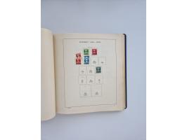 1850/1960(ca.), interessante ungebrauchte/postfrische und gestempelte Partie mit einigen Briefen, dabei Schaubek-Album ab Alt