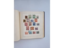 1850/1960(ca.), interessante ungebrauchte/postfrische und gestempelte Partie mit einigen Briefen, dabei Schaubek-Album ab Alt