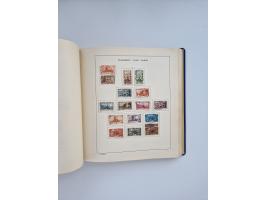 1850/1960(ca.), interessante ungebrauchte/postfrische und gestempelte Partie mit einigen Briefen, dabei Schaubek-Album ab Alt