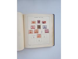 1850/1960(ca.), interessante ungebrauchte/postfrische und gestempelte Partie mit einigen Briefen, dabei Schaubek-Album ab Alt