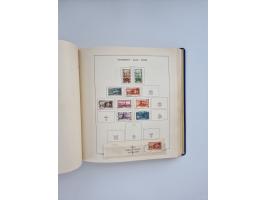 1850/1960(ca.), interessante ungebrauchte/postfrische und gestempelte Partie mit einigen Briefen, dabei Schaubek-Album ab Alt