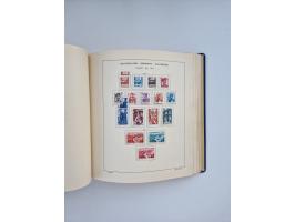 1850/1960(ca.), interessante ungebrauchte/postfrische und gestempelte Partie mit einigen Briefen, dabei Schaubek-Album ab Alt