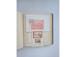 1850/1960(ca.), interessante ungebrauchte/postfrische und gestempelte Partie mit einigen Briefen, dabei Schaubek-Album ab Alt