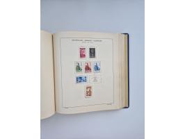 1850/1960(ca.), interessante ungebrauchte/postfrische und gestempelte Partie mit einigen Briefen, dabei Schaubek-Album ab Alt