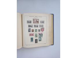 1850/1960(ca.), interessante ungebrauchte/postfrische und gestempelte Partie mit einigen Briefen, dabei Schaubek-Album ab Alt