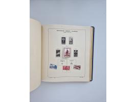 1850/1960(ca.), interessante ungebrauchte/postfrische und gestempelte Partie mit einigen Briefen, dabei Schaubek-Album ab Alt