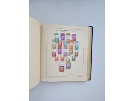 1850/1960(ca.), interessante ungebrauchte/postfrische und gestempelte Partie mit einigen Briefen, dabei Schaubek-Album ab Alt