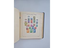 1850/1960(ca.), interessante ungebrauchte/postfrische und gestempelte Partie mit einigen Briefen, dabei Schaubek-Album ab Alt