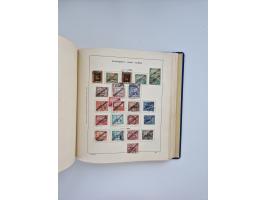 1850/1960(ca.), interessante ungebrauchte/postfrische und gestempelte Partie mit einigen Briefen, dabei Schaubek-Album ab Alt