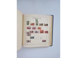 1850/1960(ca.), interessante ungebrauchte/postfrische und gestempelte Partie mit einigen Briefen, dabei Schaubek-Album ab Alt