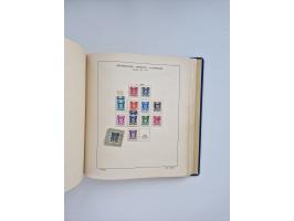 1850/1960(ca.), interessante ungebrauchte/postfrische und gestempelte Partie mit einigen Briefen, dabei Schaubek-Album ab Alt