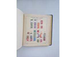 1850/1960(ca.), interessante ungebrauchte/postfrische und gestempelte Partie mit einigen Briefen, dabei Schaubek-Album ab Alt