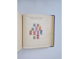 1850/1960(ca.), interessante ungebrauchte/postfrische und gestempelte Partie mit einigen Briefen, dabei Schaubek-Album ab Alt