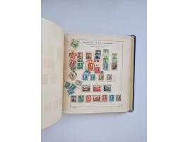 1850/1960(ca.), interessante ungebrauchte/postfrische und gestempelte Partie mit einigen Briefen, dabei Schaubek-Album ab Alt