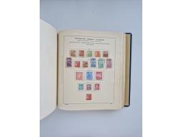 1850/1960(ca.), interessante ungebrauchte/postfrische und gestempelte Partie mit einigen Briefen, dabei Schaubek-Album ab Alt