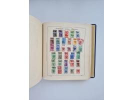 1850/1960(ca.), interessante ungebrauchte/postfrische und gestempelte Partie mit einigen Briefen, dabei Schaubek-Album ab Alt