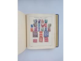 1850/1960(ca.), interessante ungebrauchte/postfrische und gestempelte Partie mit einigen Briefen, dabei Schaubek-Album ab Alt