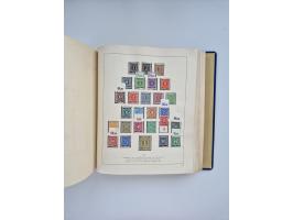 1850/1960(ca.), interessante ungebrauchte/postfrische und gestempelte Partie mit einigen Briefen, dabei Schaubek-Album ab Alt