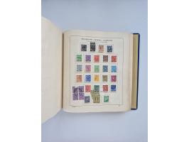 1850/1960(ca.), interessante ungebrauchte/postfrische und gestempelte Partie mit einigen Briefen, dabei Schaubek-Album ab Alt